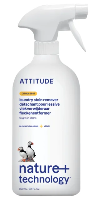 ATTITUDE Ekologický odstraňovač skvrn, citronová kůra, 800 ml