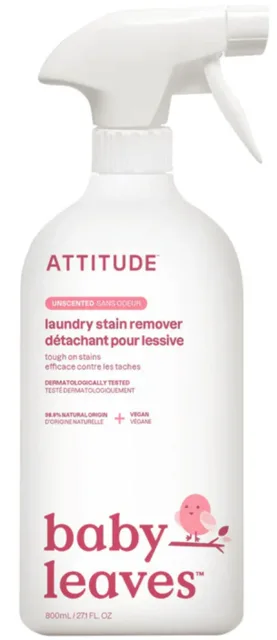 ATTITUDE Ekologický odstraňovač skvrn na dětské prádlo, bez vůně, 800 ml
