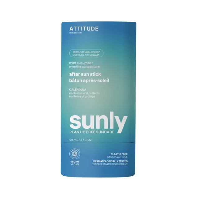 ATTITUDE Oceanly Zklidňující krém po opalování s mátou a okurkou 60 ml