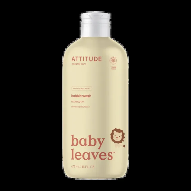 Attitude Pěna do koupele pro děti Baby Leaves Hruška 473 ml