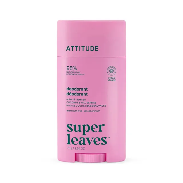 ATTITUDE Super leaves deodorant kokos & lesní plody 75 g