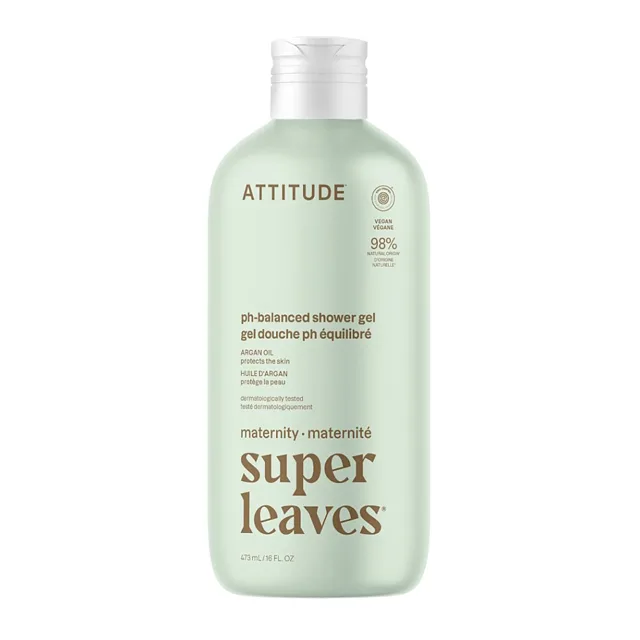 ATTITUDE Super leaves Maternity tělové mýdlo pro těhotné s arganem 473 ml