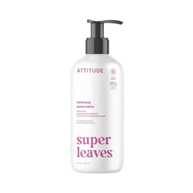 ATTITUDE Super leaves Mýdlo na ruce kokos a lesní plody 473 ml