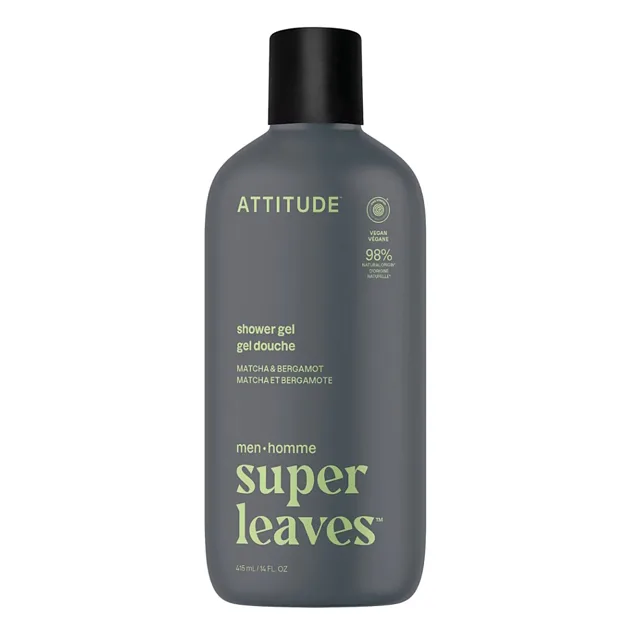 ATTITUDE Super leaves pánský sprchový gel Matcha a Bergamot 415 ml