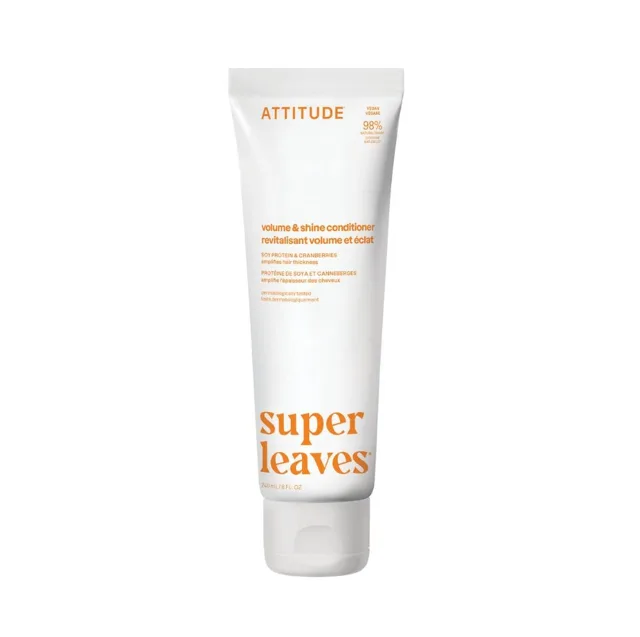 ATTITUDE Super leaves Přírodní kondicionér pro lesk a objem 240 ml