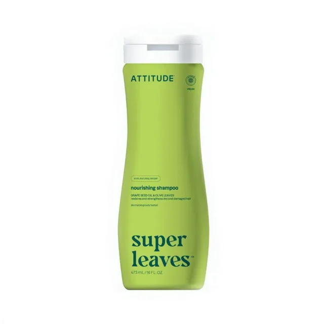 ATTITUDE Super leaves Přírodní šampon vyživujicí pro suché a poškozené vlasy 473 ml