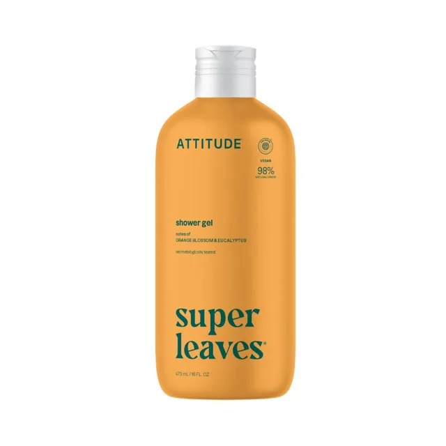 ATTITUDE Super leaves Přírodní tělové mýdlo pomeranč a eukalyptus 473 ml