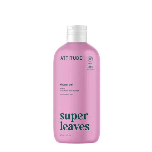 ATTITUDE Super leaves Sprchový gel kokos a lesní plody 473 ml