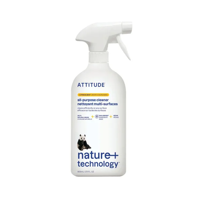 ATTITUDE Univerzální čistič s vůní citronové kůry rozprašovač 800 ml