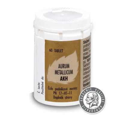 Aurum metallicum AKH tbl.60