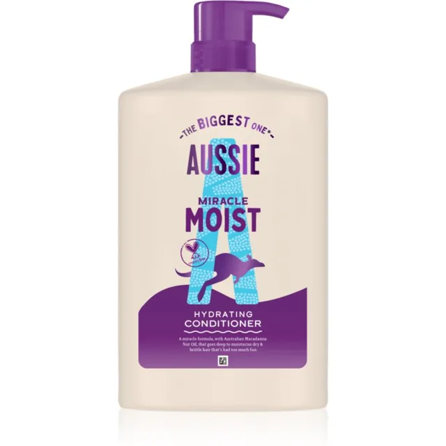 Aussie Miracle Moist hydratační kondicionér pro suché a poškozené vlasy 1000 ml