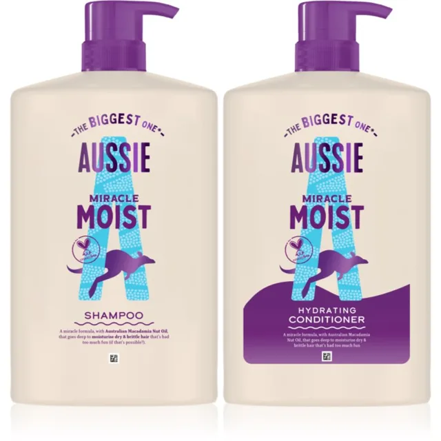 Aussie Miracle Moist sada pro hydrataci a lesk