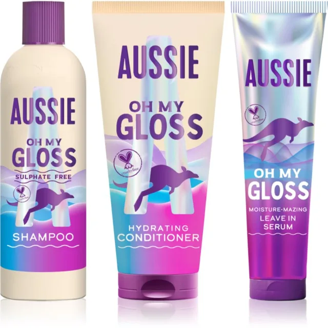 Aussie Oh My Gloss Gift Box dárková sada pro hydrataci a lesk