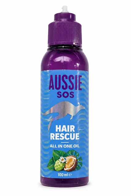 Aussie SOS Hair Rescue víceúčelový vlasový olej 100 ml,(poškozený aplikátor)