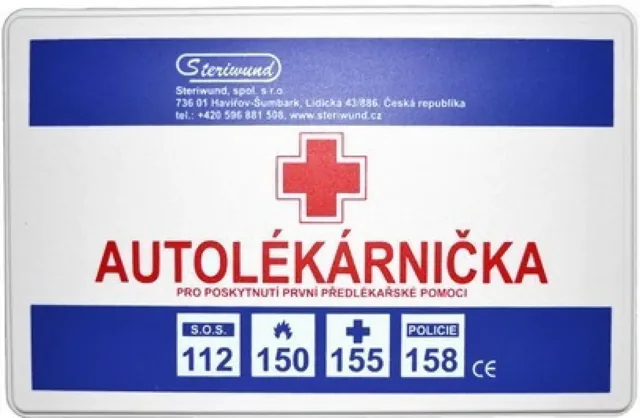 Autolékárnička Steriwund, plastová, 206/2018