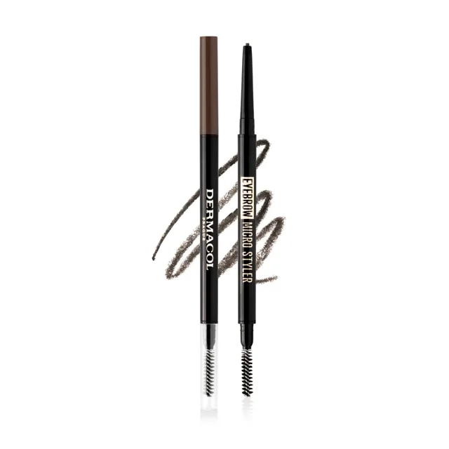 Automatická tužka na obočí s kartáčkem č.02 Dermacol - Oficiální e-shop Dermacol