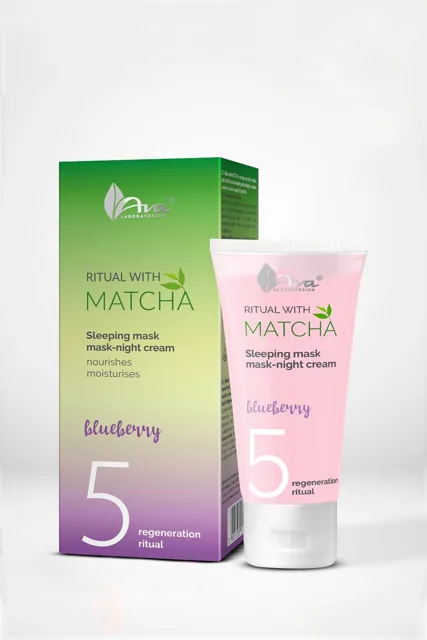 Ava Laboratorium Ritual with Matcha Sleeping Mask – noční regenerační maska