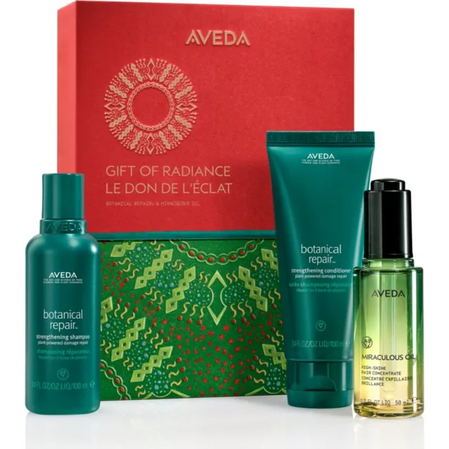 Aveda Holiday Gift of Radiance Botanical Repair™ and Miraculous Oil dárková sada na vlasy
