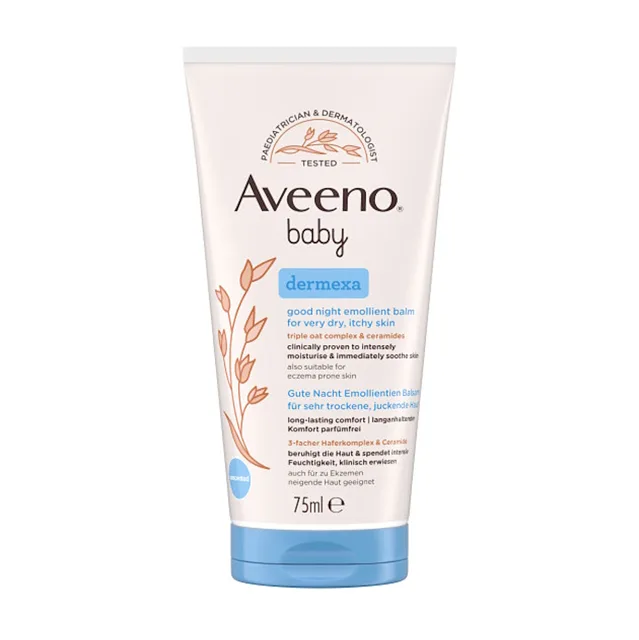 AVEENO Baby dermexa emolienční balzám na dobrou noc 75 ml
