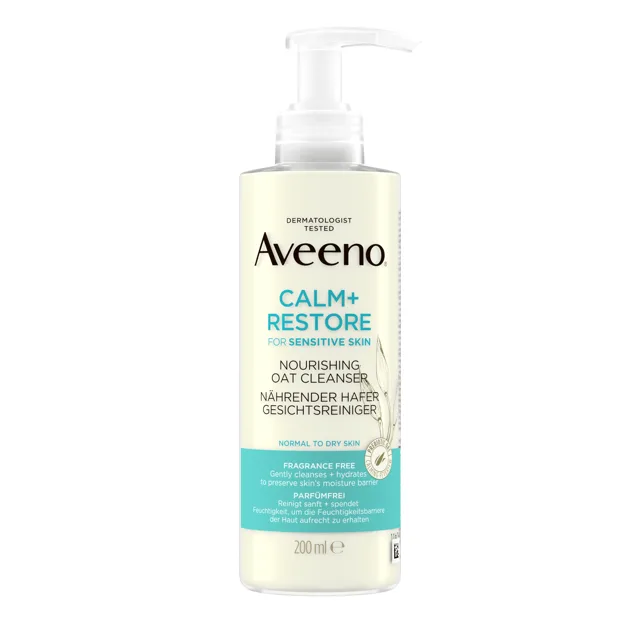 Aveeno Calm+Restore čistící pleťový gel 200 ml