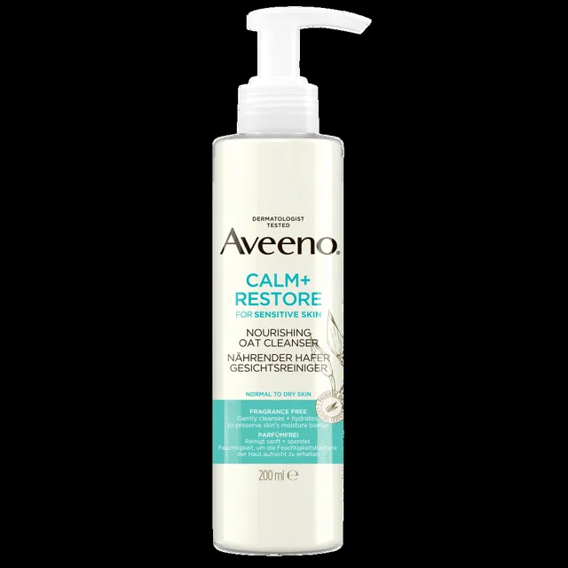 AVEENO Calm+Restore Čisticí pleťový gel 200 ml