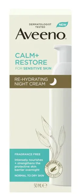 Aveeno Calm + Restore hydratační noční krém 50 ml