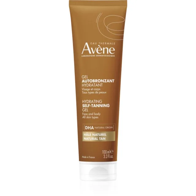 Avène Sun Hydrating Self-Tanning Gel samoopalovací gel na obličej a tělo pro všechny typy pleti 100 ml