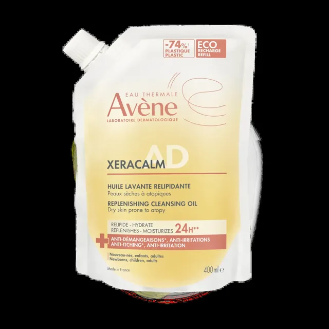 Avene XeraCalm A.D Relipidační mycí olej náhradní náplň 400 ml