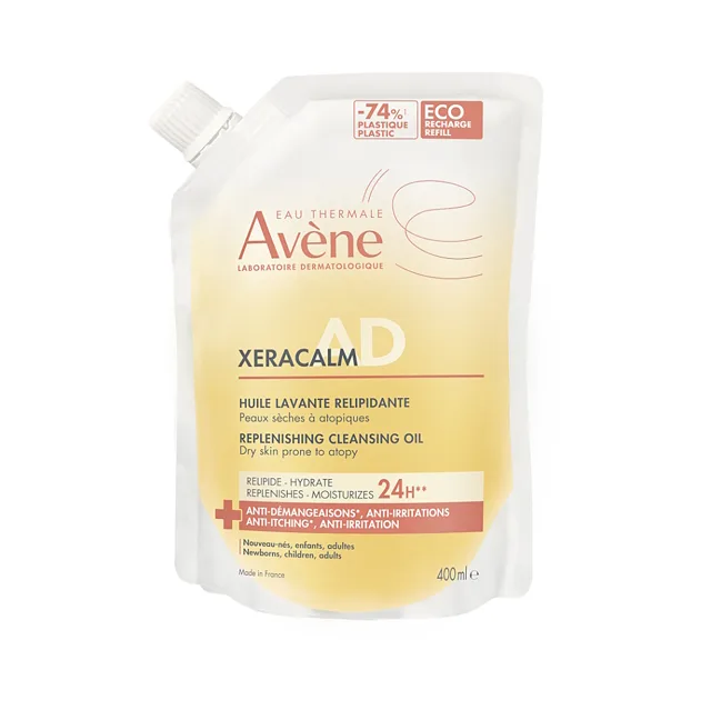 AVENE XeraCalm A.D relipidační mycí olej náplň 400 ml