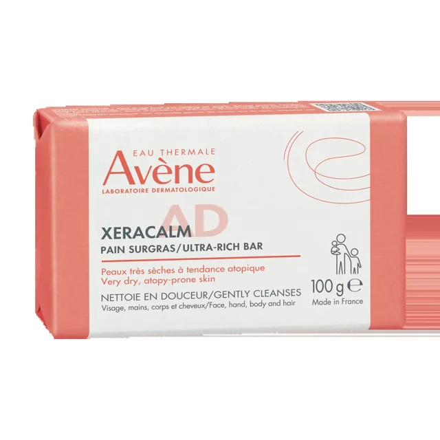 AVENE XeraCalm A.D Ultra vyživující mycí kostka 100g