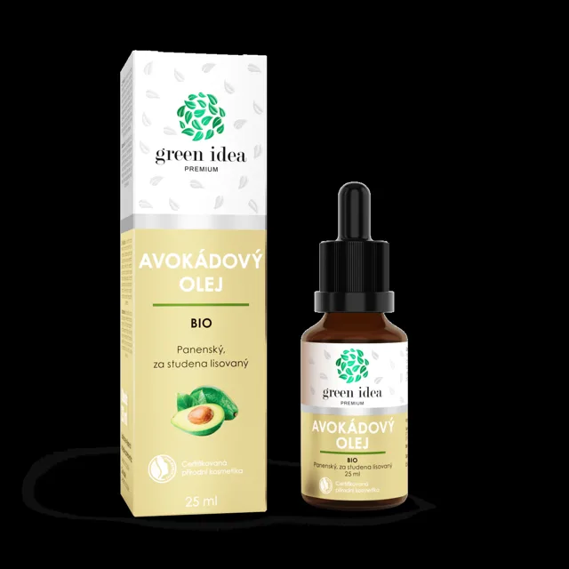 Avokádový olej BIO 25 ml – Green idea