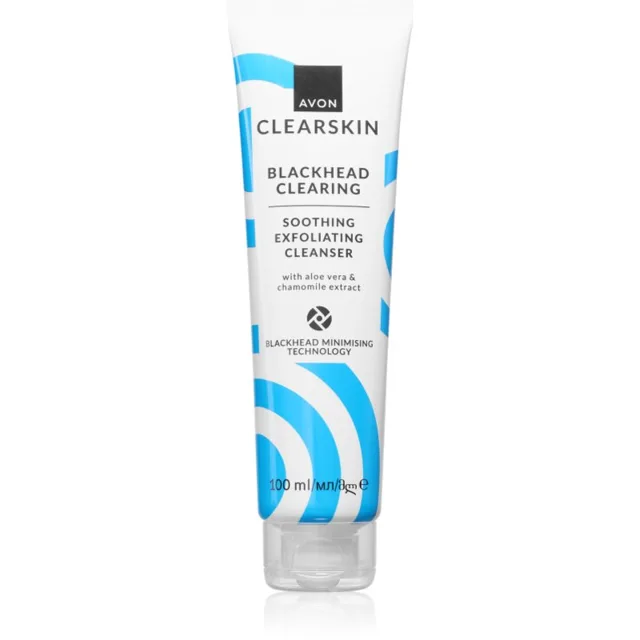 Avon Clearskin Blackhead Clearing čisticí peelingový gel proti černým tečkám 100 ml