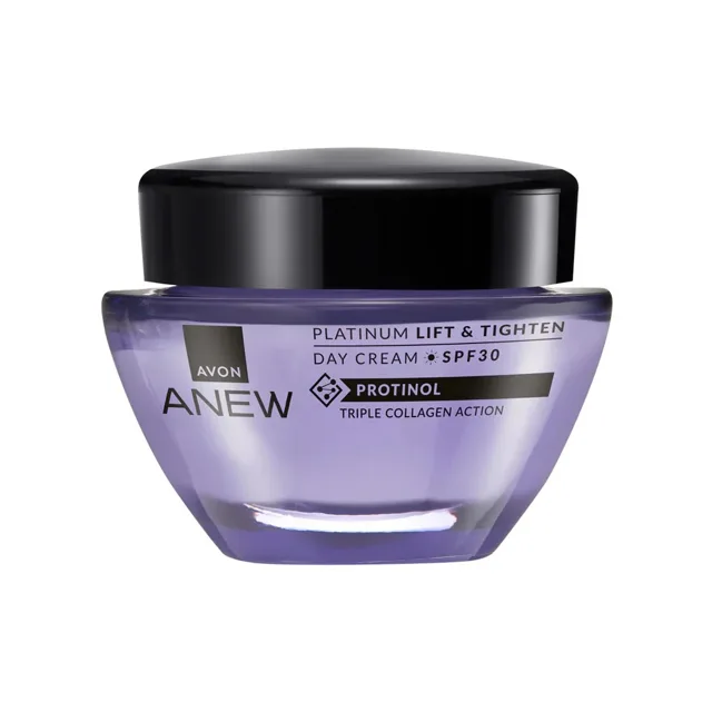 Avon Denní liftingový krém Platinum Triple Collagen Action SPF 30 50 ml