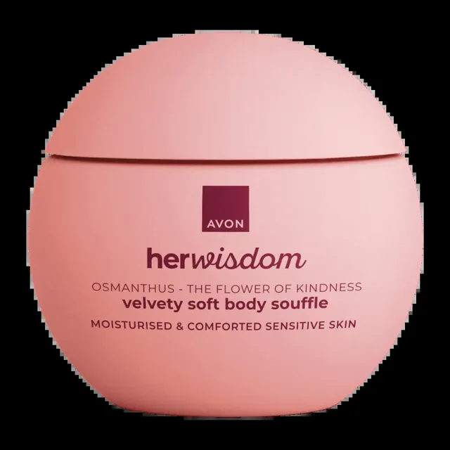 AVON  Hydratační tělové souffle pro citlivou pokožku Her Wisdom Osmanthus 180 ml
