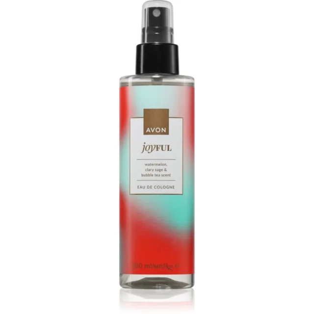 Avon Joyful Watermelon & Clary Sage & Bubble Tea kolínská voda pro ženy 200 ml