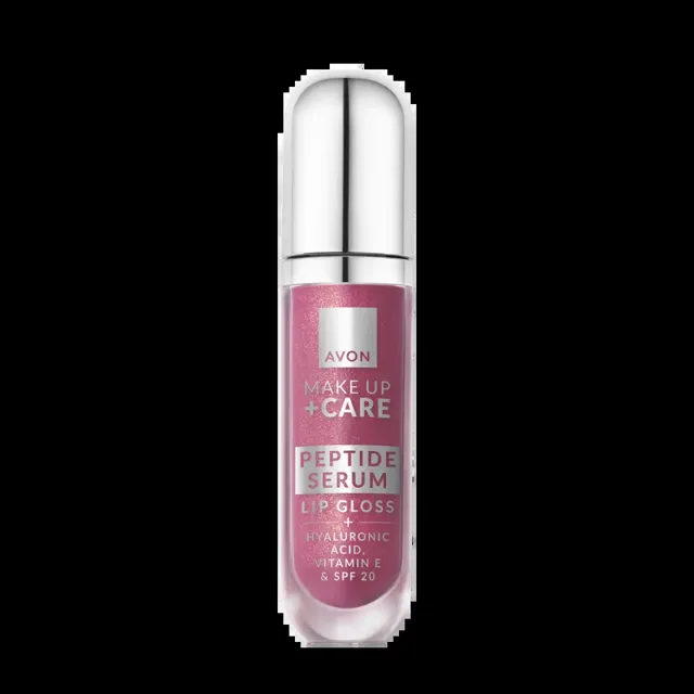 AVON  Pečující lesk na rty s peptidy Dewy Pink