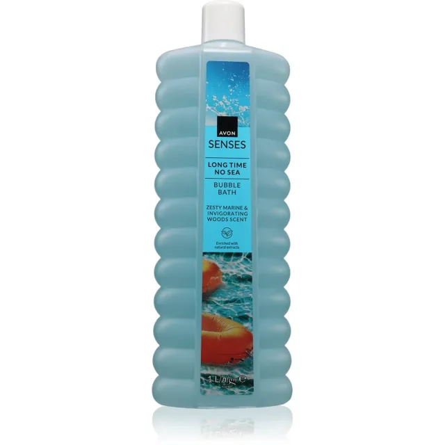 Avon Senses Long Time No Sea pěna do koupele 1000 ml