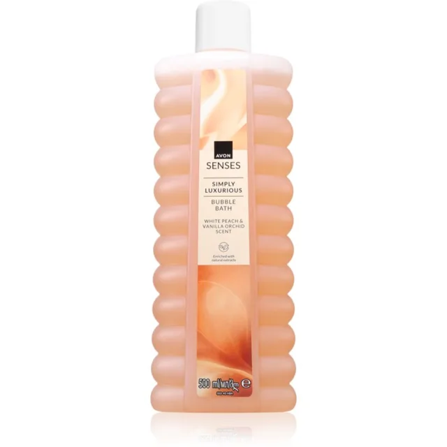 Avon Senses Simply Luxurious koupelová pěna 500 ml