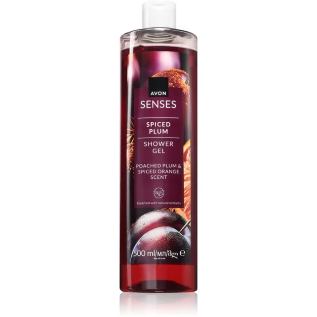 Avon Senses Spiced Plum sprchový gel 500 ml