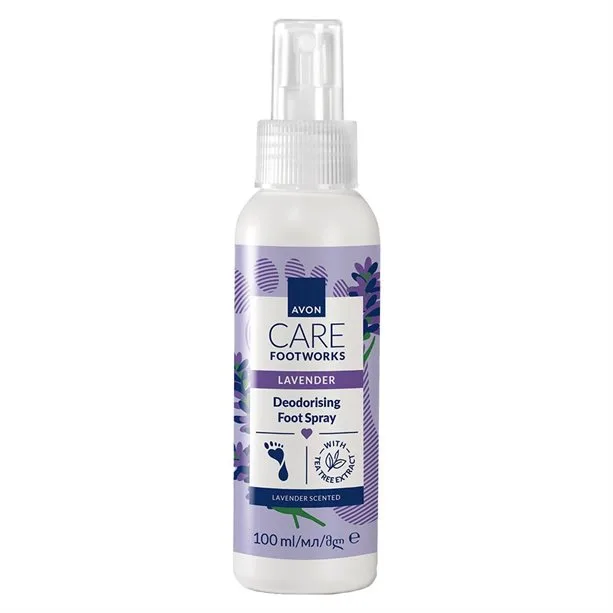 Avon Sprej na nohy s vůní levandule Foot Spray 100 ml