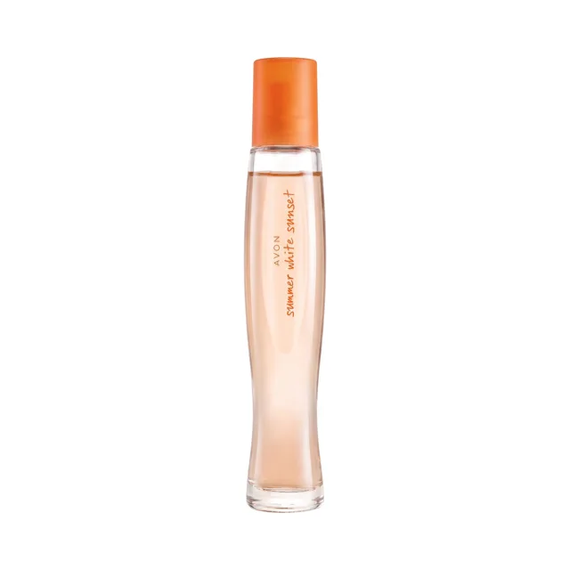 AVON SUMMER WHITE SUNSET TOALETNÍ VODA 50 ML Stav: minimálně 90 % objemu a bez krabice