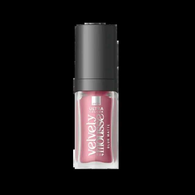 AVON  Tekutá matná rtěnka Velvety Lip Mousse Candy Pink