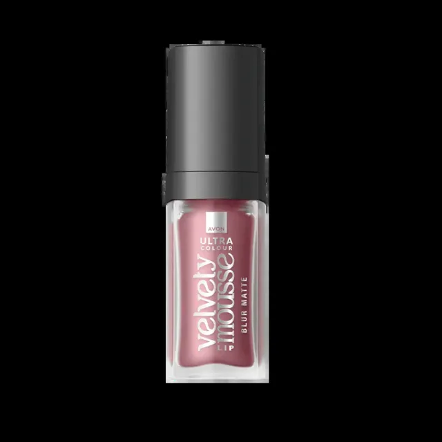 AVON  Tekutá matná rtěnka Velvety Lip Mousse Mauve Velour