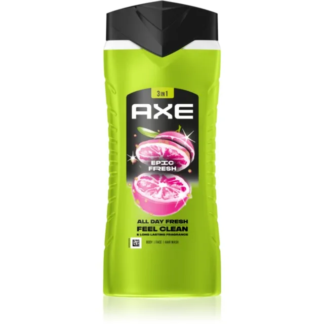 Axe Epic Fresh sprchový gel na obličej, tělo a vlasy 400 ml