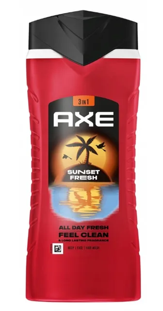 Axe Sunset Fresh sprchový gel pro muže 3v1, 400 ml