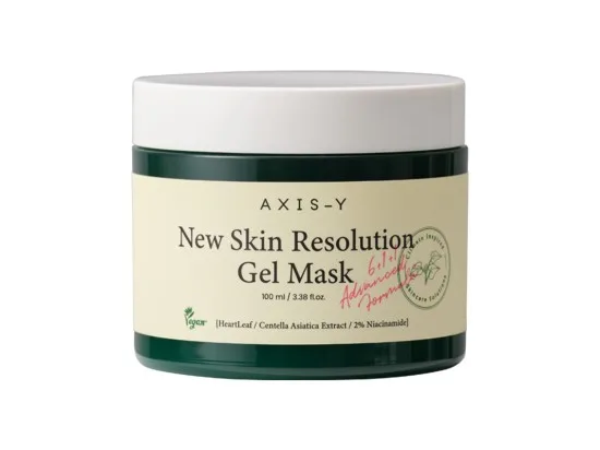AXIS-Y hydratační gelová pleťová maska New Skin Resolution 100 ml