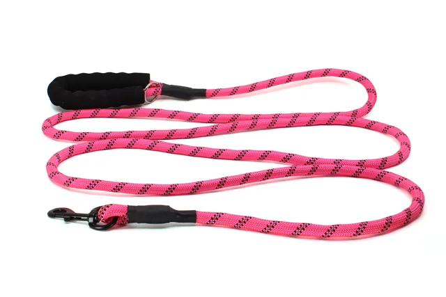Azar nylonové vodítko pro psa | 300 cm Barva: Růžová, Délka vodítka: 300 cm