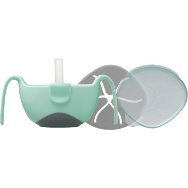 b.box 3 in 1 Bowl & Straw miska s brčkem Pisctachio 250 ml