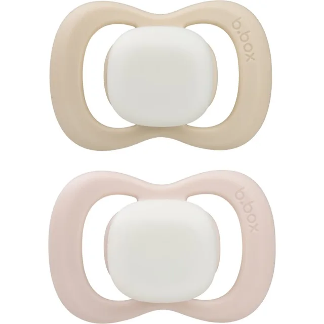 b.box Glow 6m+ dudlík Blush/Latte 2 ks