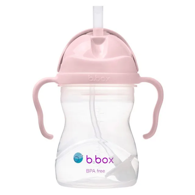 B.BOX Hrneček s brčkem gelato růžový 240 ml